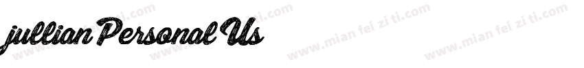 jullian Personal Us字体转换